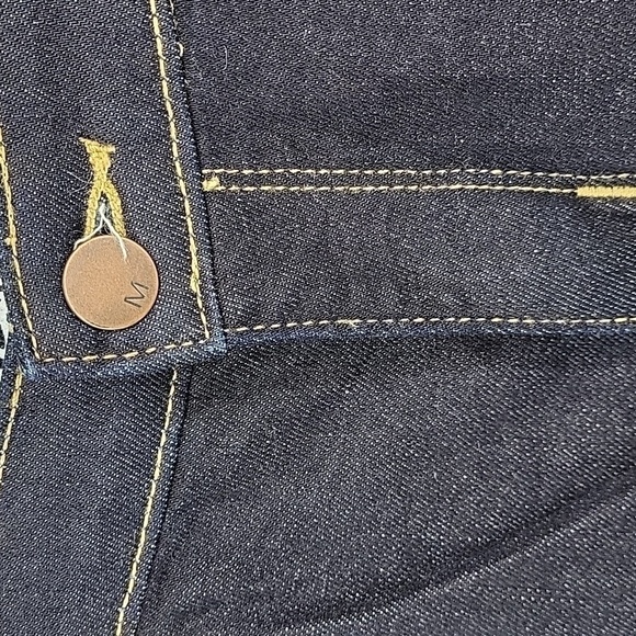 Mossimo Womena Mid Rise Skinny Bootcut Jeans Dark Wash Denim Size 10 - Picture 9 of 13